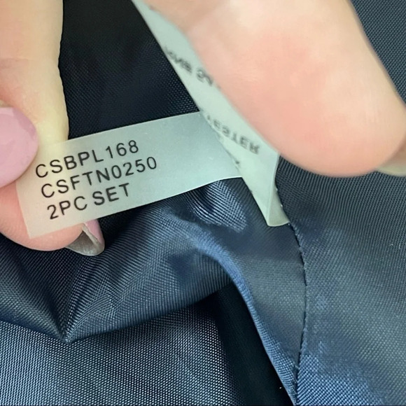 CALVIN Klein Navy 2-Button Blazer Jacket 2 - Picture 7 of 7